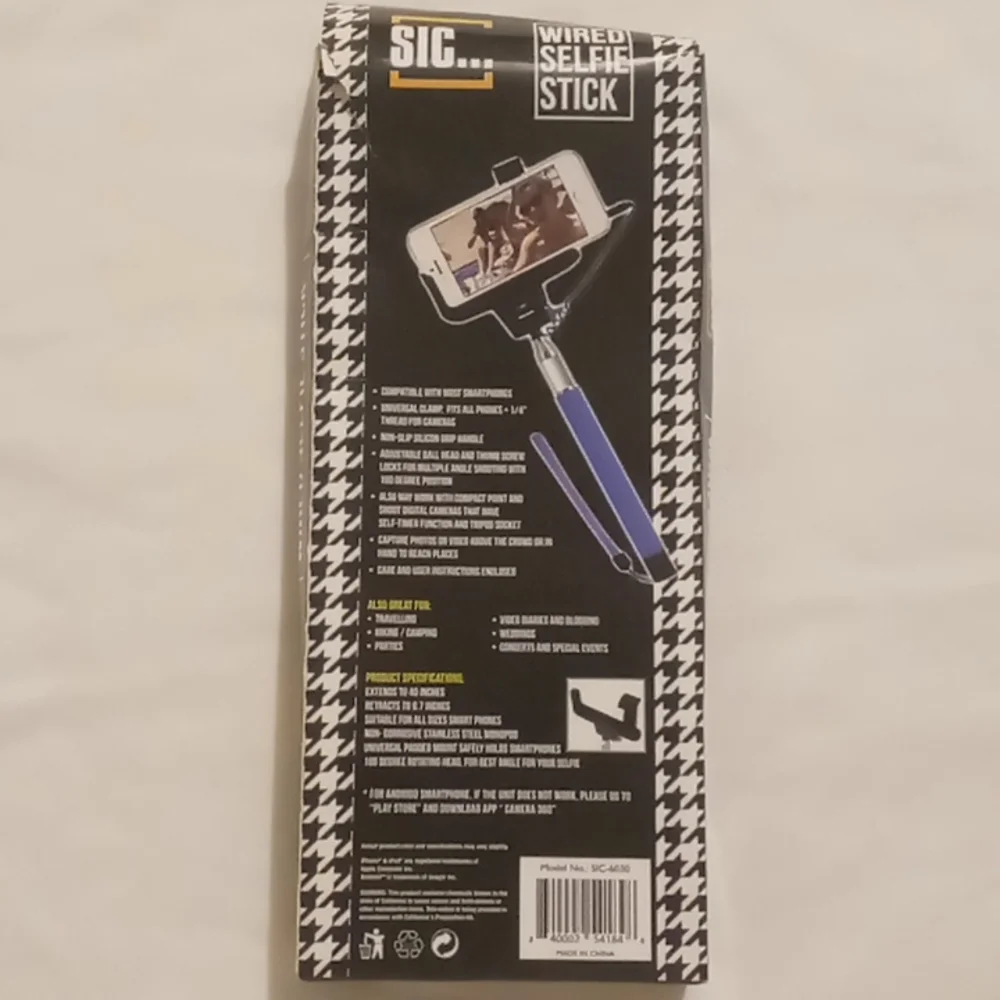 Sic... Wired Selfie Stick